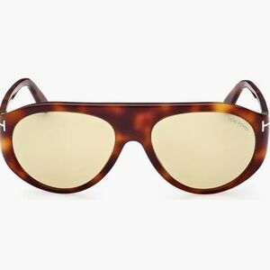 $495 Authentic Tom Ford Rex-02 57mm Aviator Sunglasses